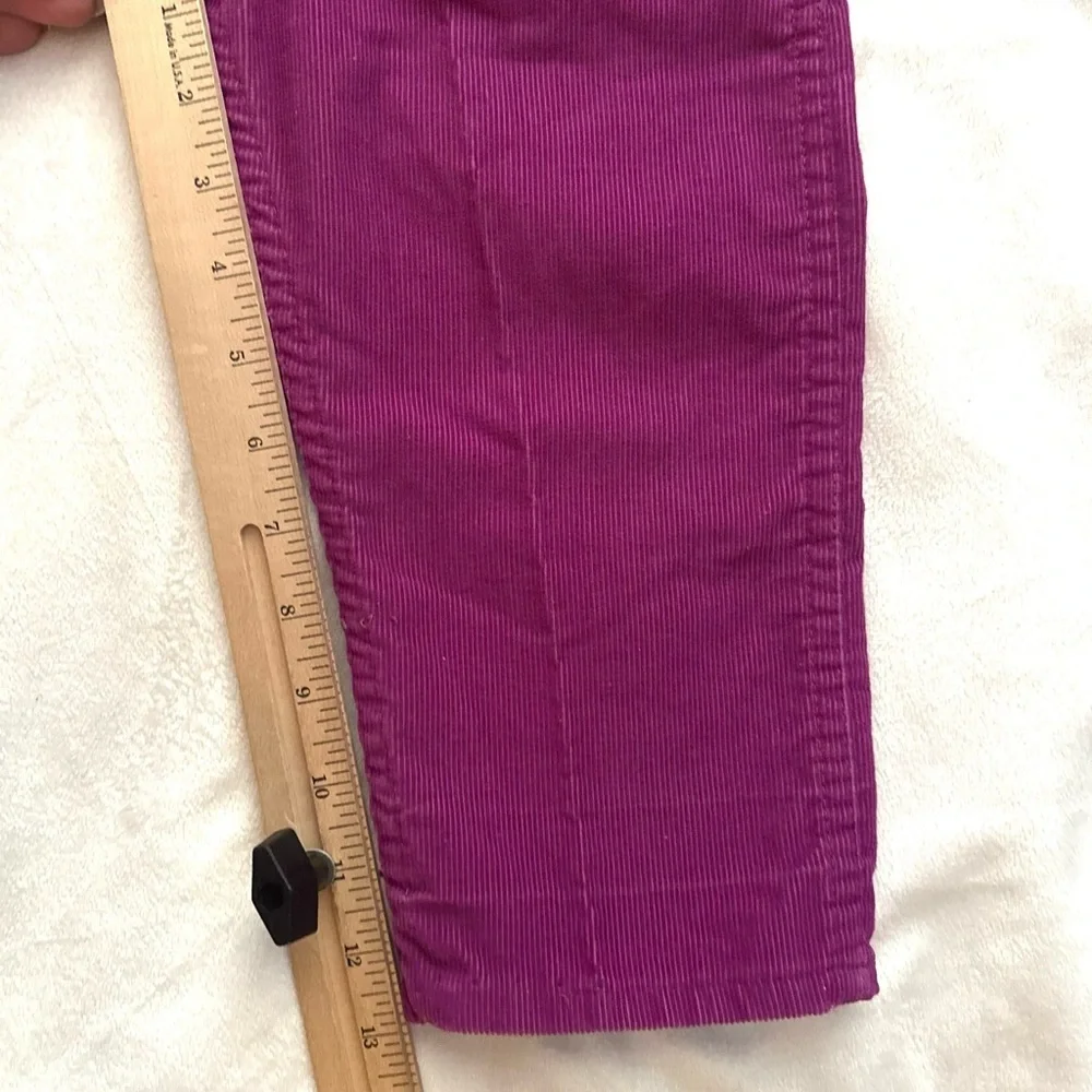 Vintage OshKosh B'Gosh Vestbak Corduroy USA Overalls 3T Fuchsia Toddler Girl